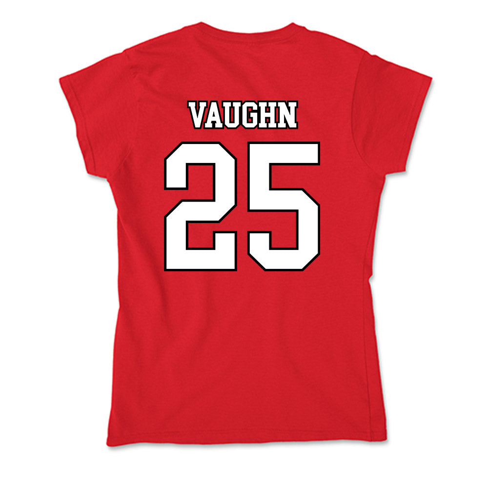 Youngstown State - NCAA Football : Aden Vaughn - Soft Style Women’s T-Shirt-1