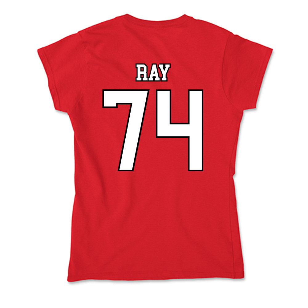 Youngstown State - NCAA Football : Ethan Ray - Soft Style Women’s T-Shirt-1
