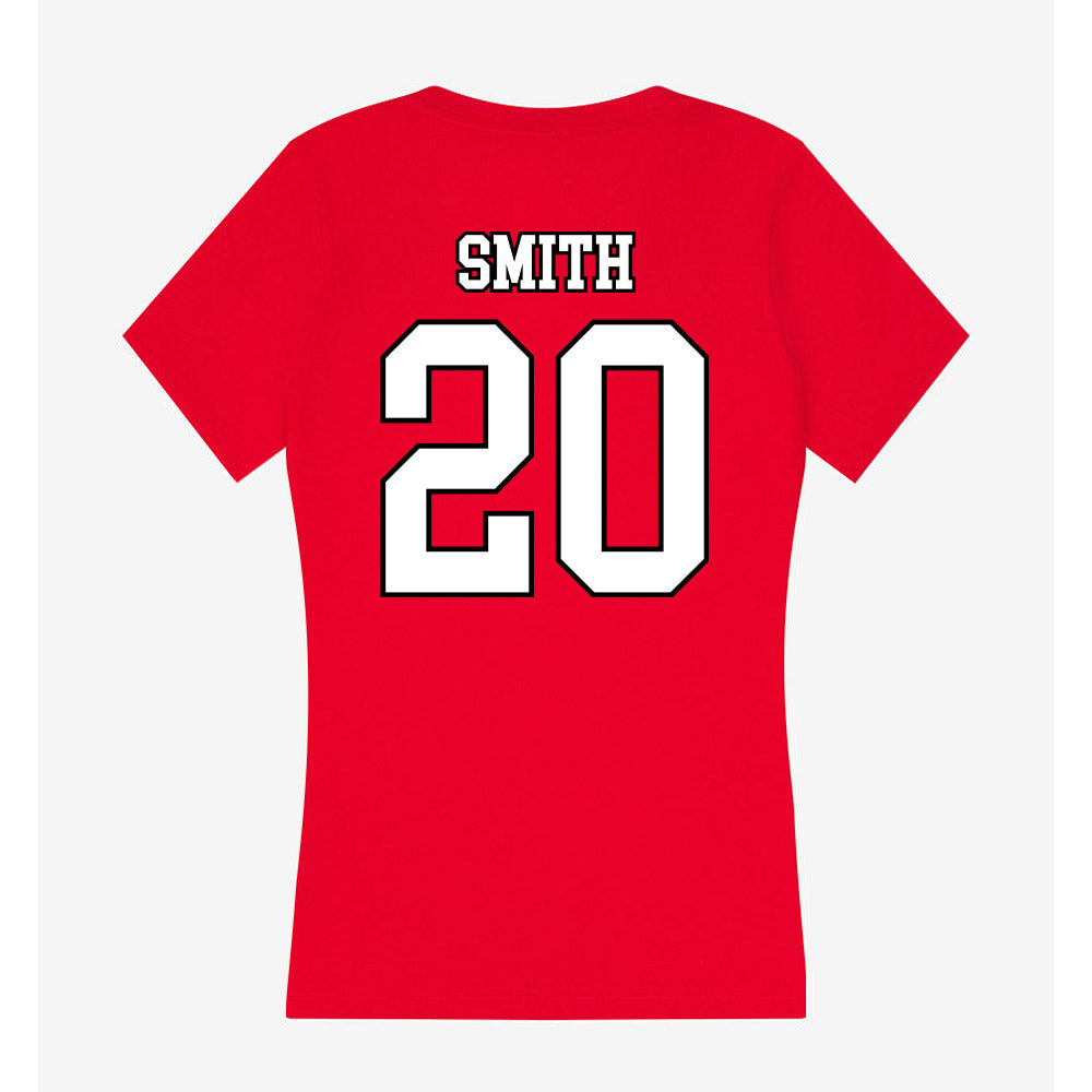 Youngstown State - NCAA Baseball : Cole Smith - Women's V-Neck T-Shirt-1