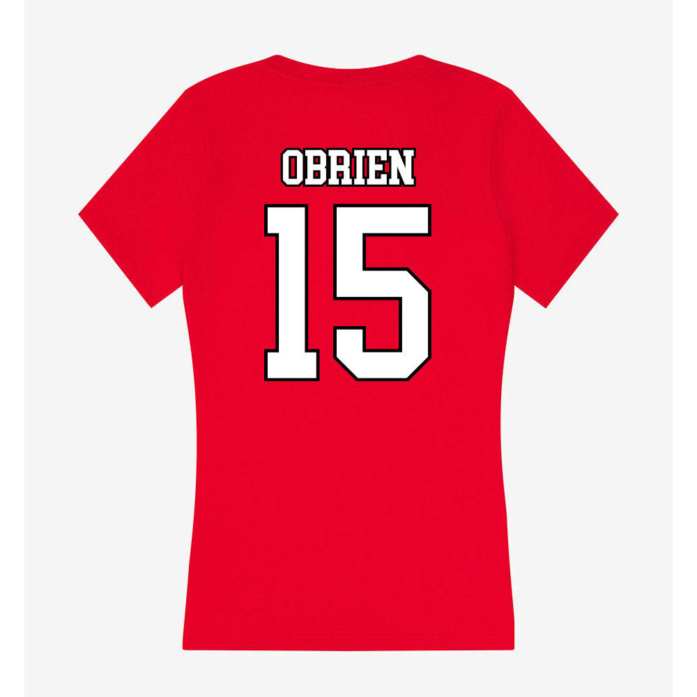 Youngstown State - NCAA Softball : Isabella OBrien - Women's V-Neck T-Shirt-1