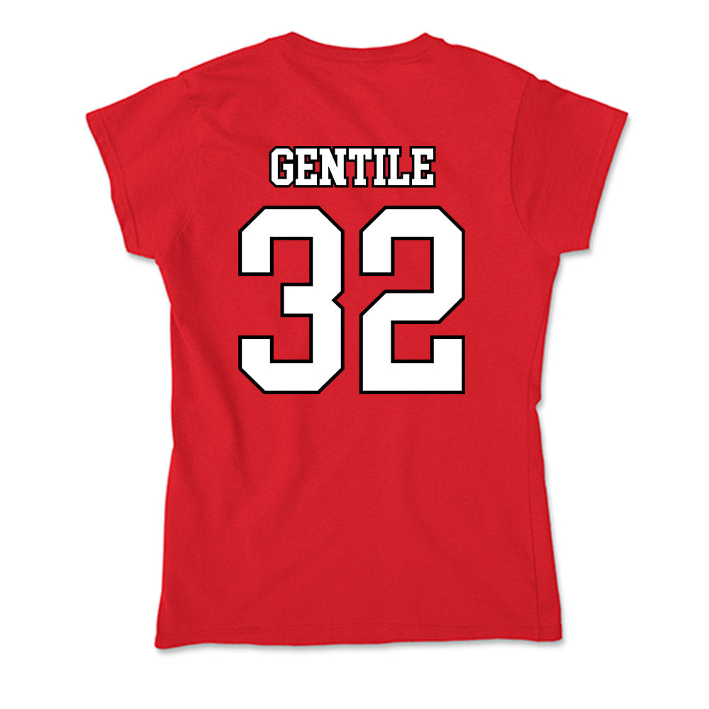 Youngstown State - NCAA Football : Dante Gentile - Soft Style Women’s T-Shirt-1