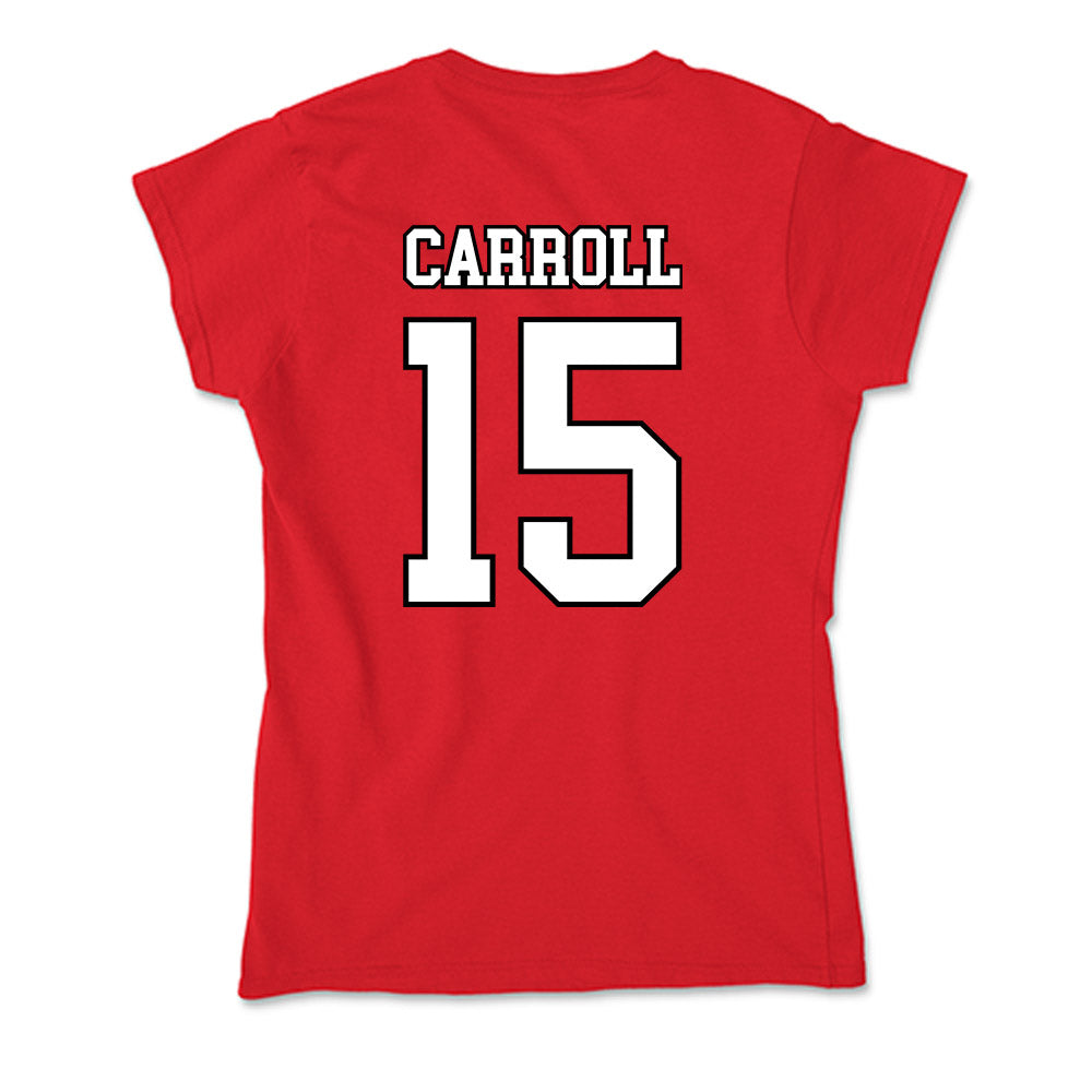 Youngstown State - NCAA Men's Basketball : Cris Carroll - Soft Style Women’s T-Shirt-1