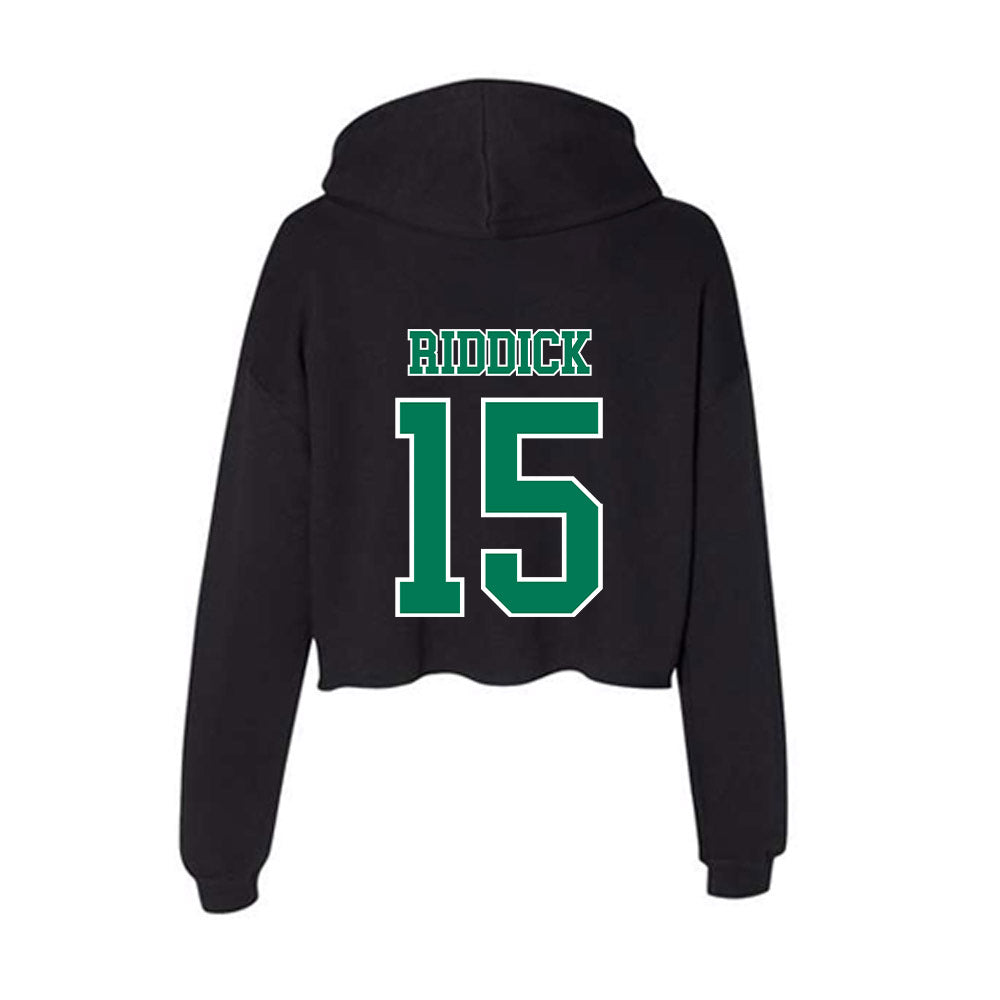 Norfolk State - NCAA Softball : Bristyl Riddick - Women's Crop Fleece Hoodie-1