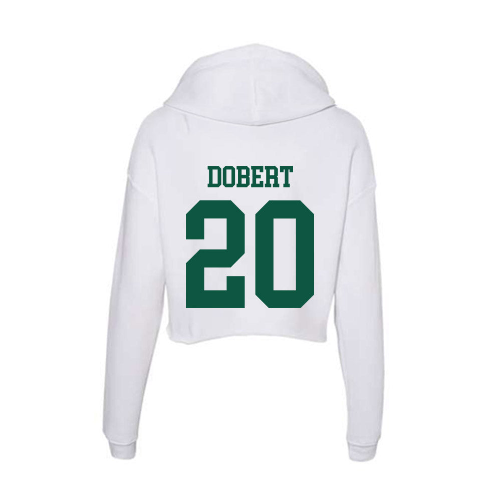 Northern Michigan - NCAA Football : Noah Dobert - Women's Crop Fleece Hoodie-1