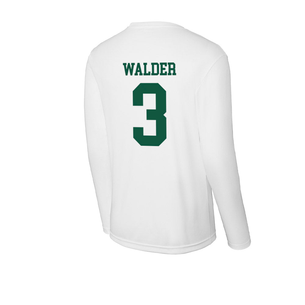 Northern Michigan - NCAA Women's Basketball : Faith Walder - Activewear Long Sleeve T-Shirt-1