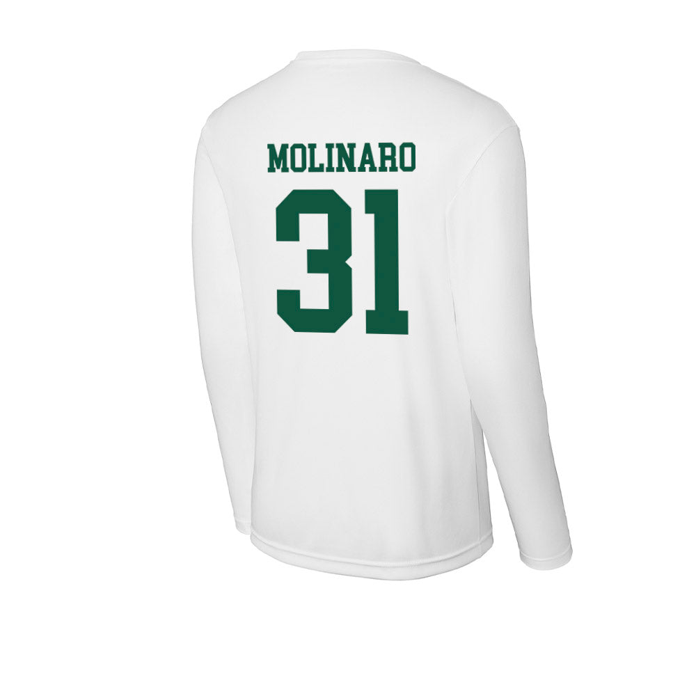 Northern Michigan - NCAA Men's Ice Hockey : Julian Molinaro - Activewear Long Sleeve T-Shirt-1