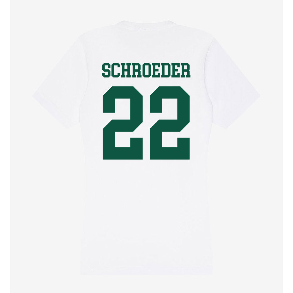 Northern Michigan - NCAA Women's Basketball : Madison Schroeder - Women's V-Neck T-Shirt-1