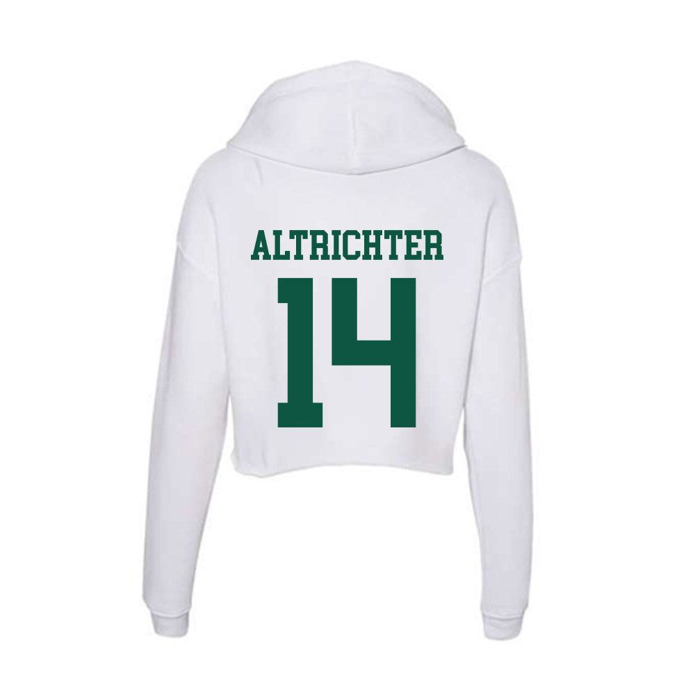 Northern Michigan - NCAA Men's Ice Hockey : Jakub Altrichter - Women's Crop Fleece Hoodie-1