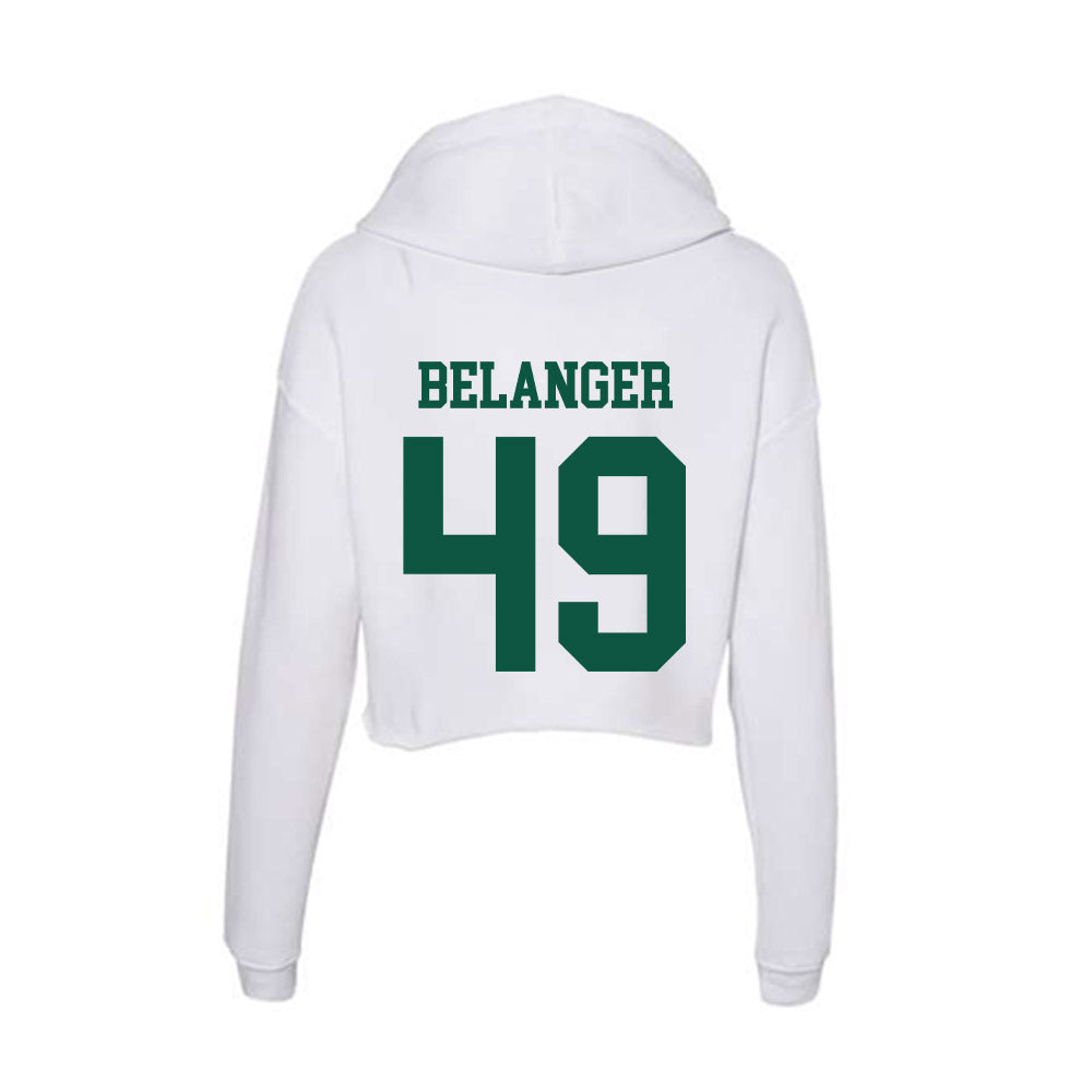 Northern Michigan - NCAA Football : Hunter Belanger - Women's Crop Fleece Hoodie-1
