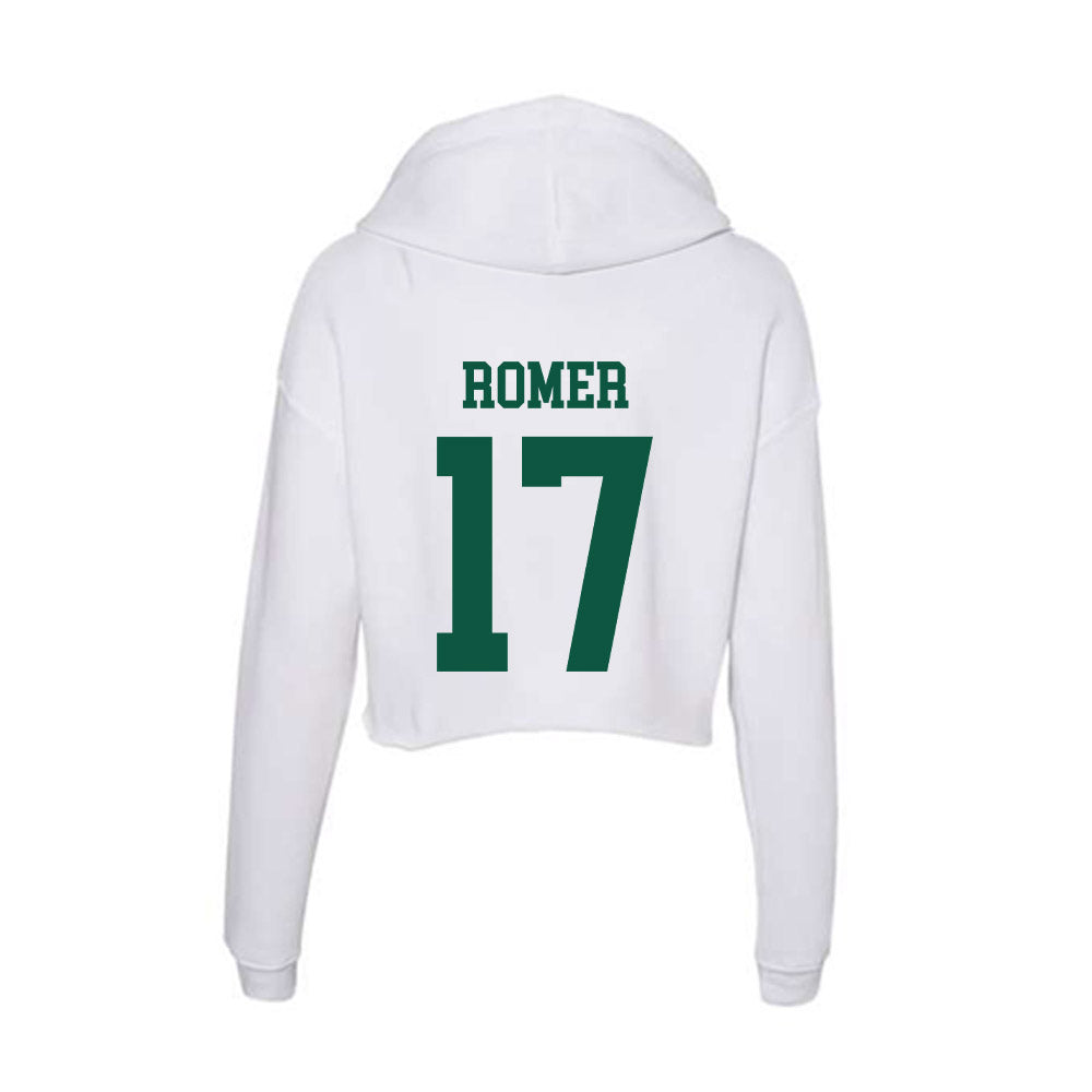 Northern Michigan - NCAA Men's Ice Hockey : Matthew Romer - Women's Crop Fleece Hoodie-1