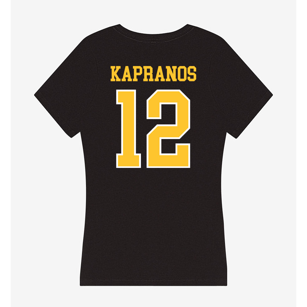 PLU - NCAA Men's Basketball : Charlie Kapranos - Women's V-Neck T-Shirt-1