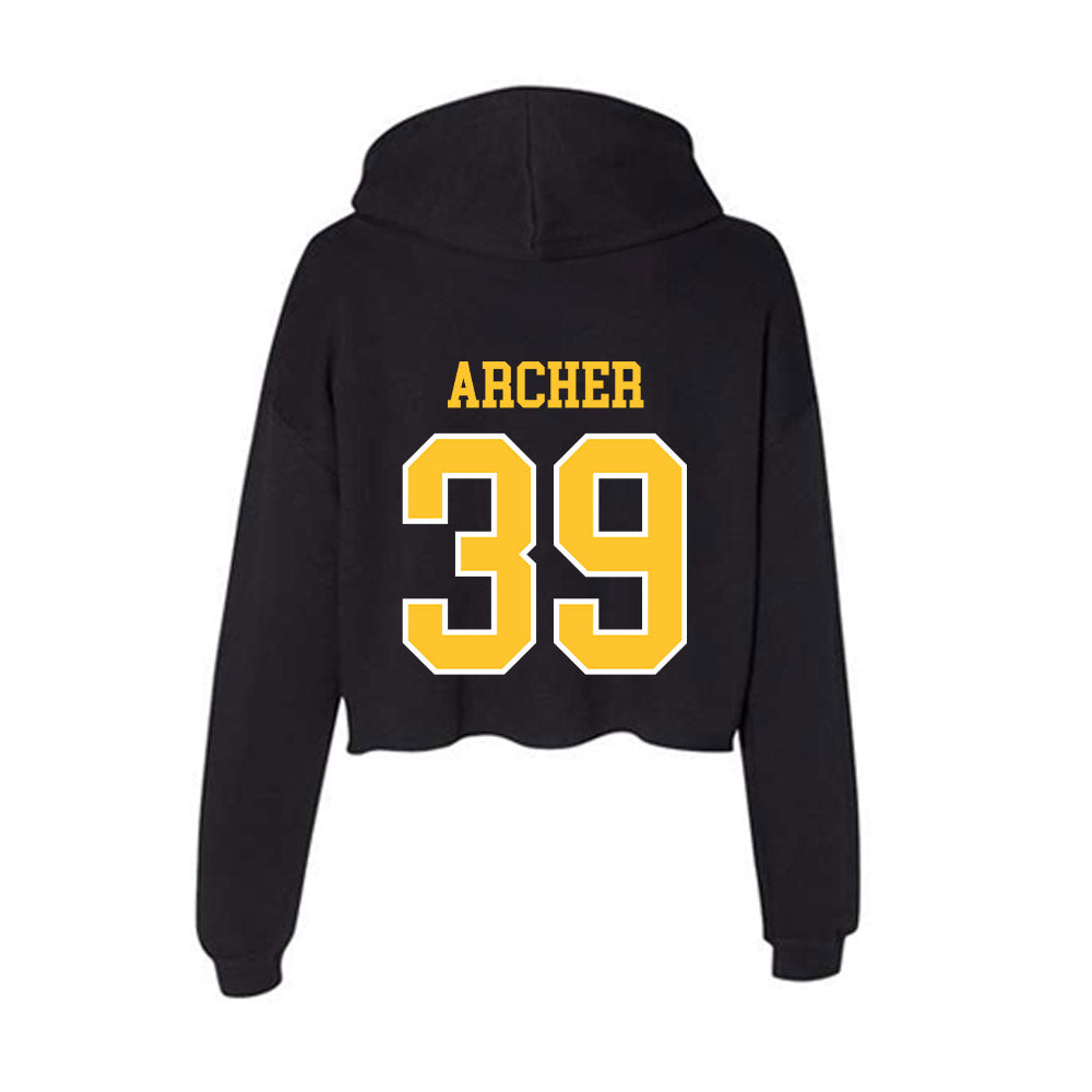 PLU - NCAA Women's Soccer : Kyleigh Archer - Women's Crop Fleece Hoodie-1
