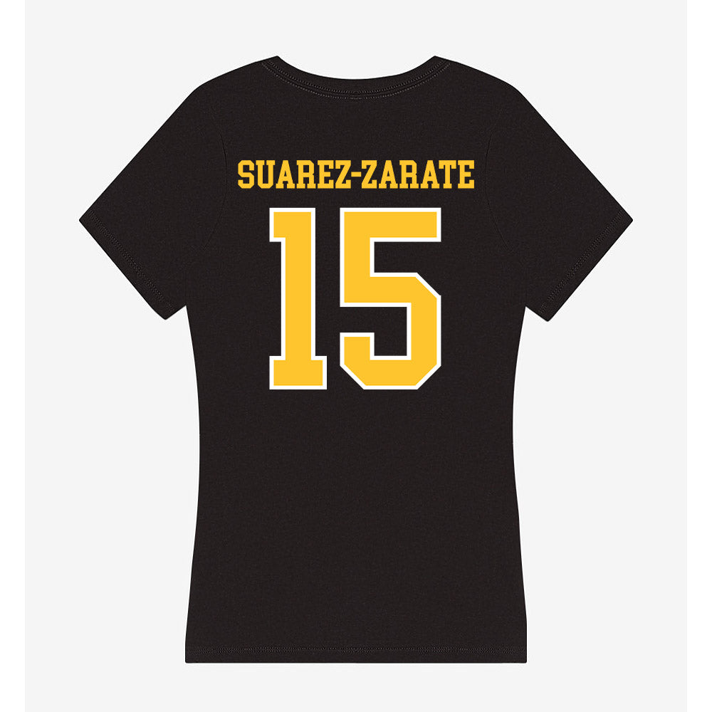 PLU - NCAA Women's Lacrosse : Daisy Suarez-Zarate - Women's V-Neck T-Shirt-1