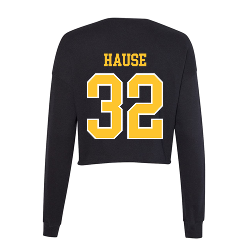 PLU - NCAA Football : Michael Hause - Women's Cropped Crew Fleece-1