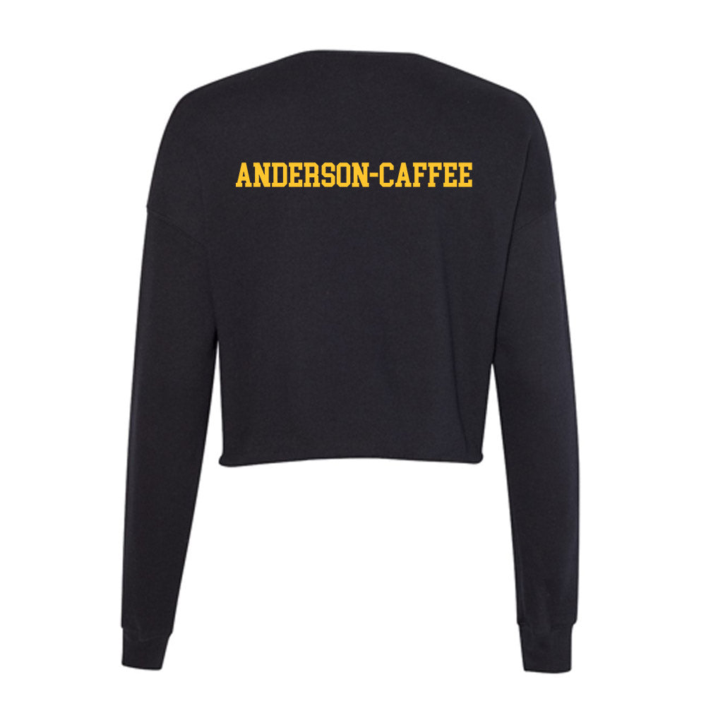 PLU - NCAA Women's Track & Field : Anneliese Anderson-Caffee - Women's Cropped Crew Fleece-1