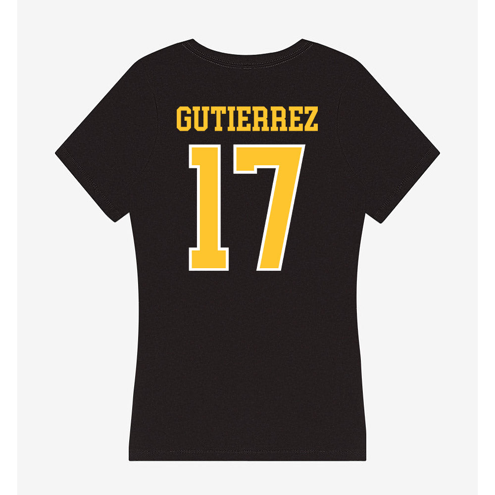 PLU - NCAA Women's Soccer : Kiana Gutierrez - Women's V-Neck T-Shirt-1