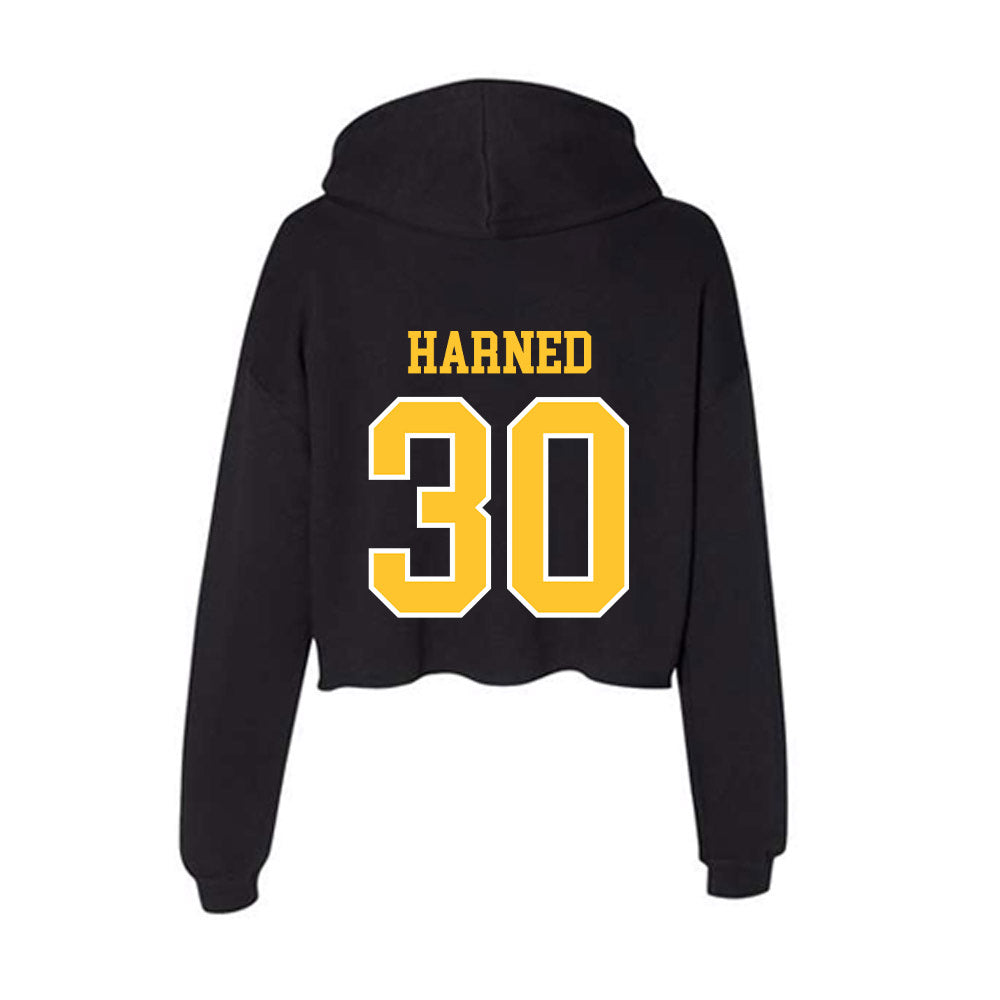 PLU - NCAA Men's Soccer : Owen Harned - Women's Crop Fleece Hoodie-1