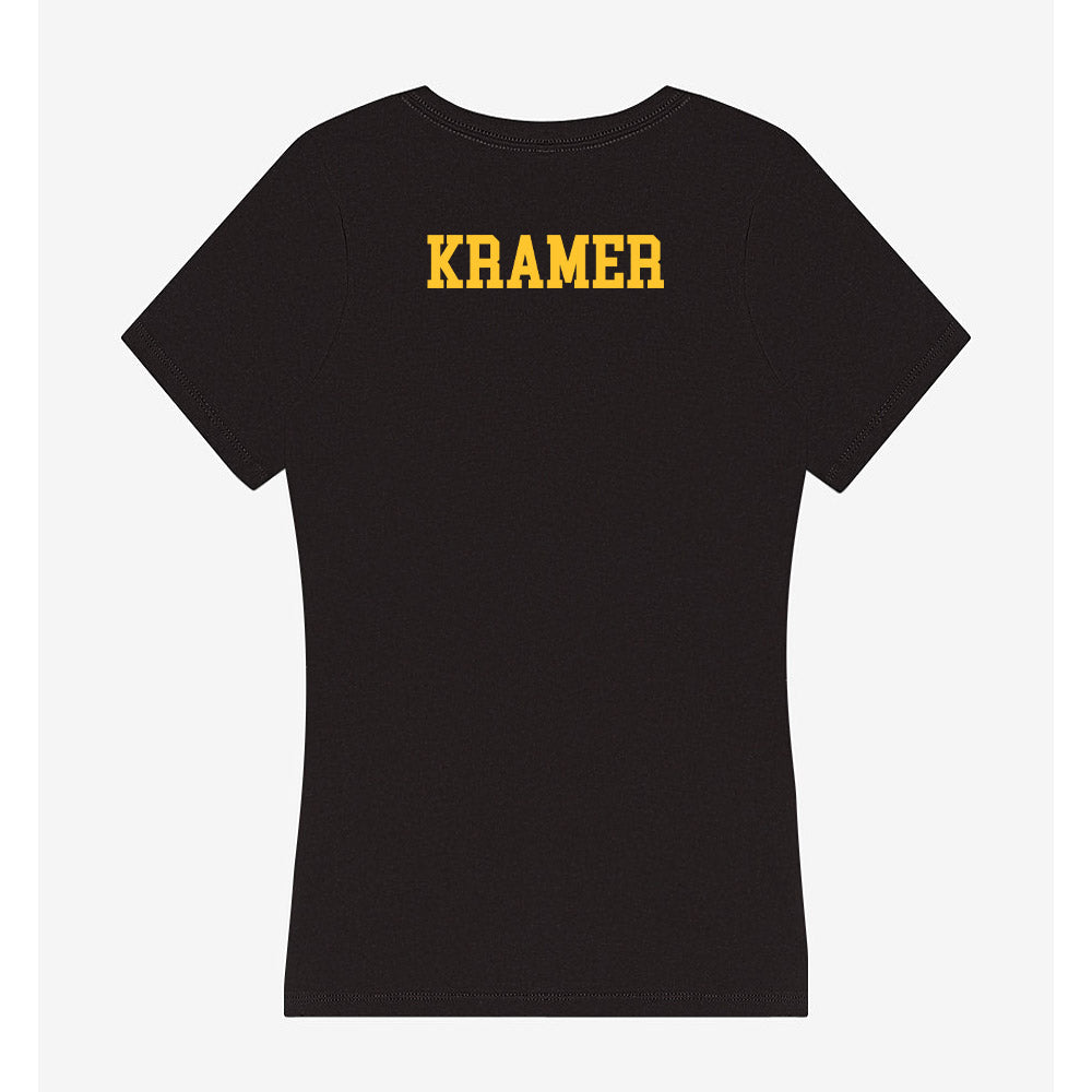 PLU - NCAA Men's Track & Field : Seth Kramer - Women's V-Neck T-Shirt-1