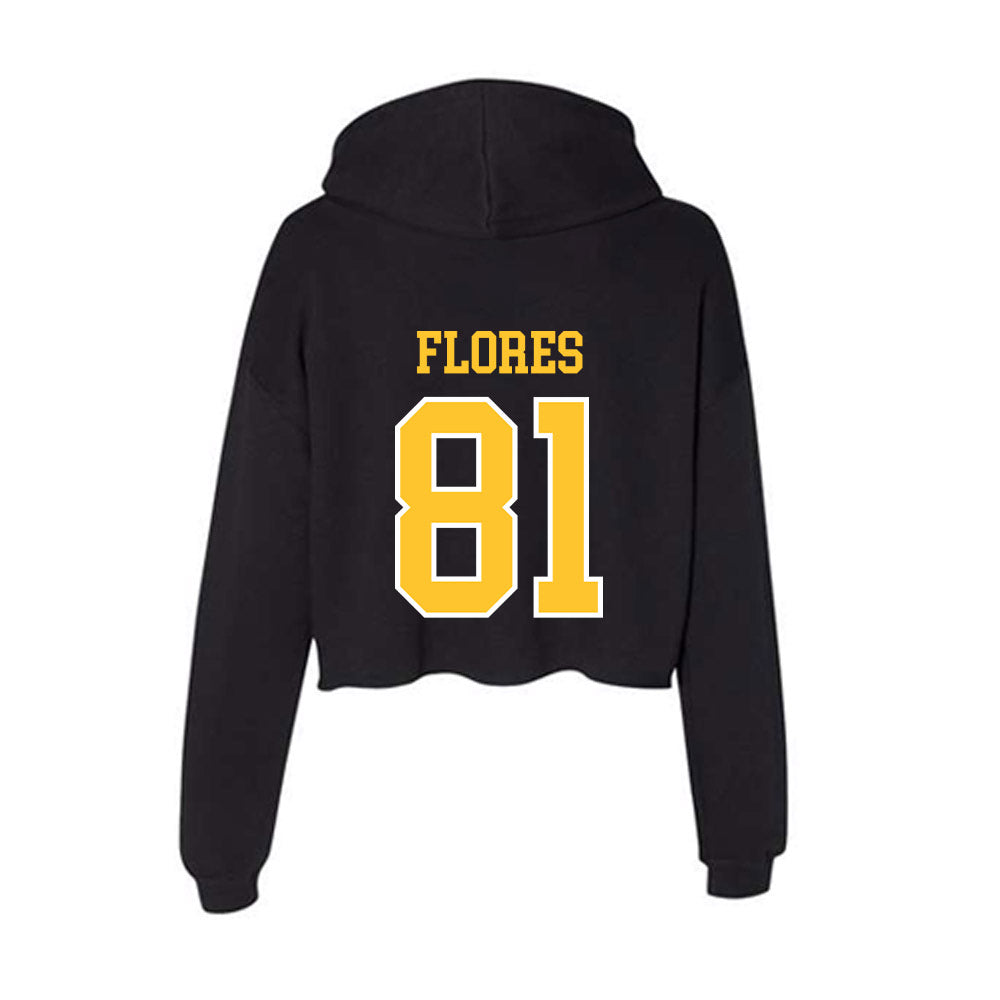 PLU - NCAA Football : Landon Jeremiah Flores - Women's Crop Fleece Hoodie-1