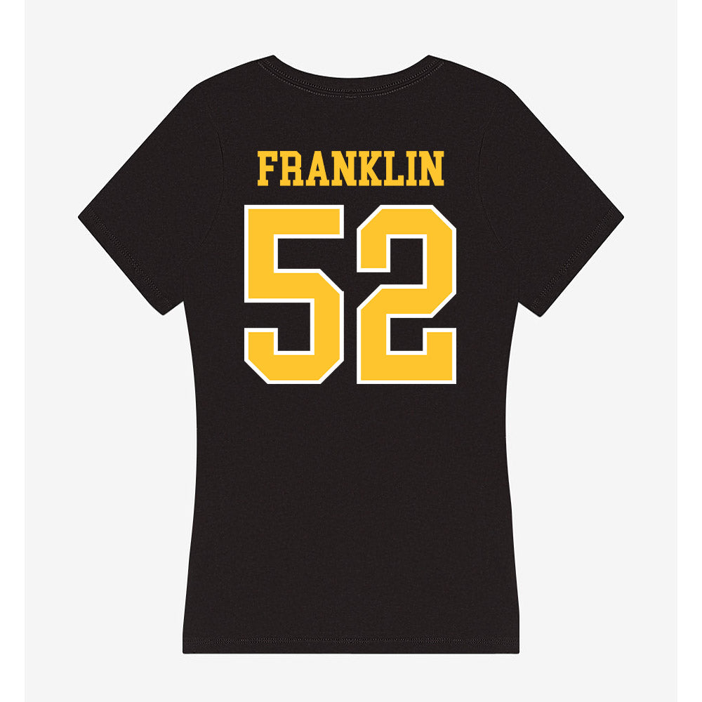 PLU - NCAA Football : Drew Franklin - Women's V-Neck T-Shirt-1