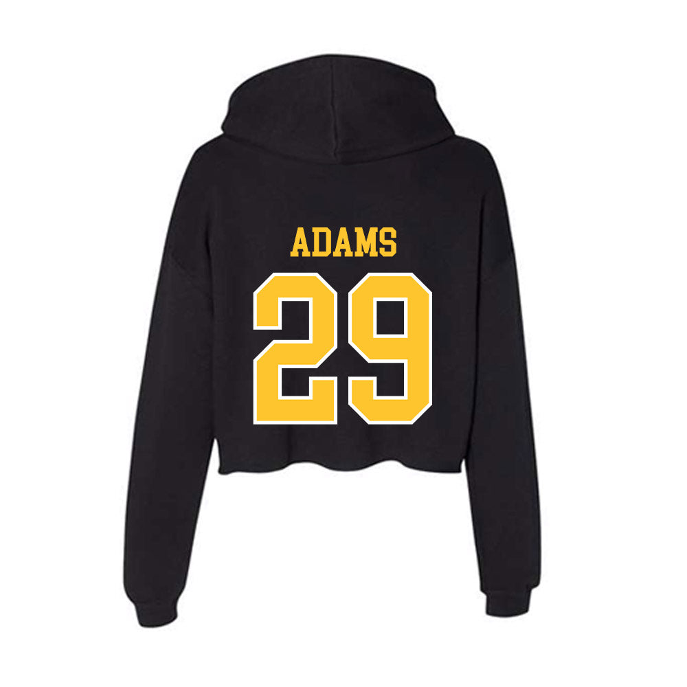 PLU - NCAA Baseball : Anthony Adams - Women's Crop Fleece Hoodie-1