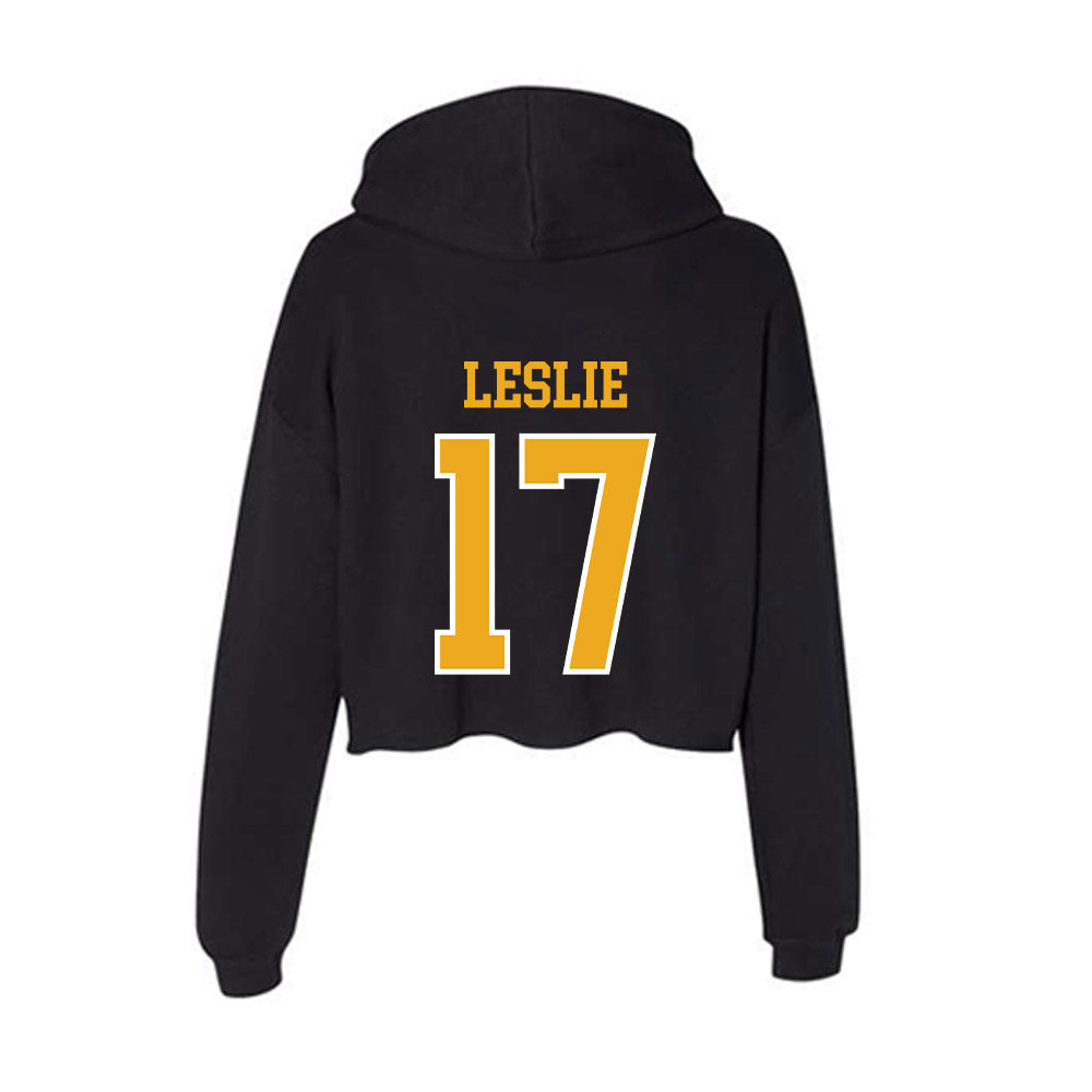 Canisius - NCAA Men's Soccer : Gabriel Leslie - Women's Crop Fleece Hoodie-1