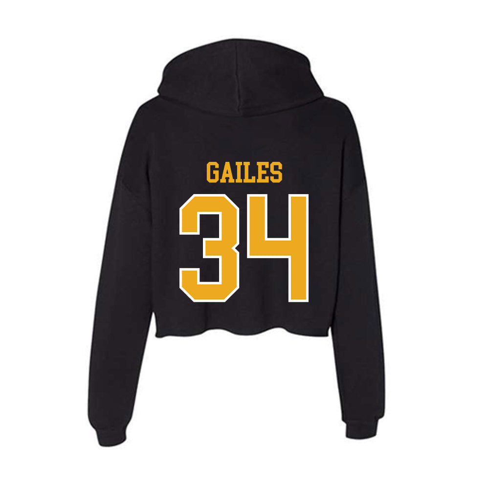 Canisius - NCAA Women's Basketball : Shariah Gailes - Women's Crop Fleece Hoodie-1