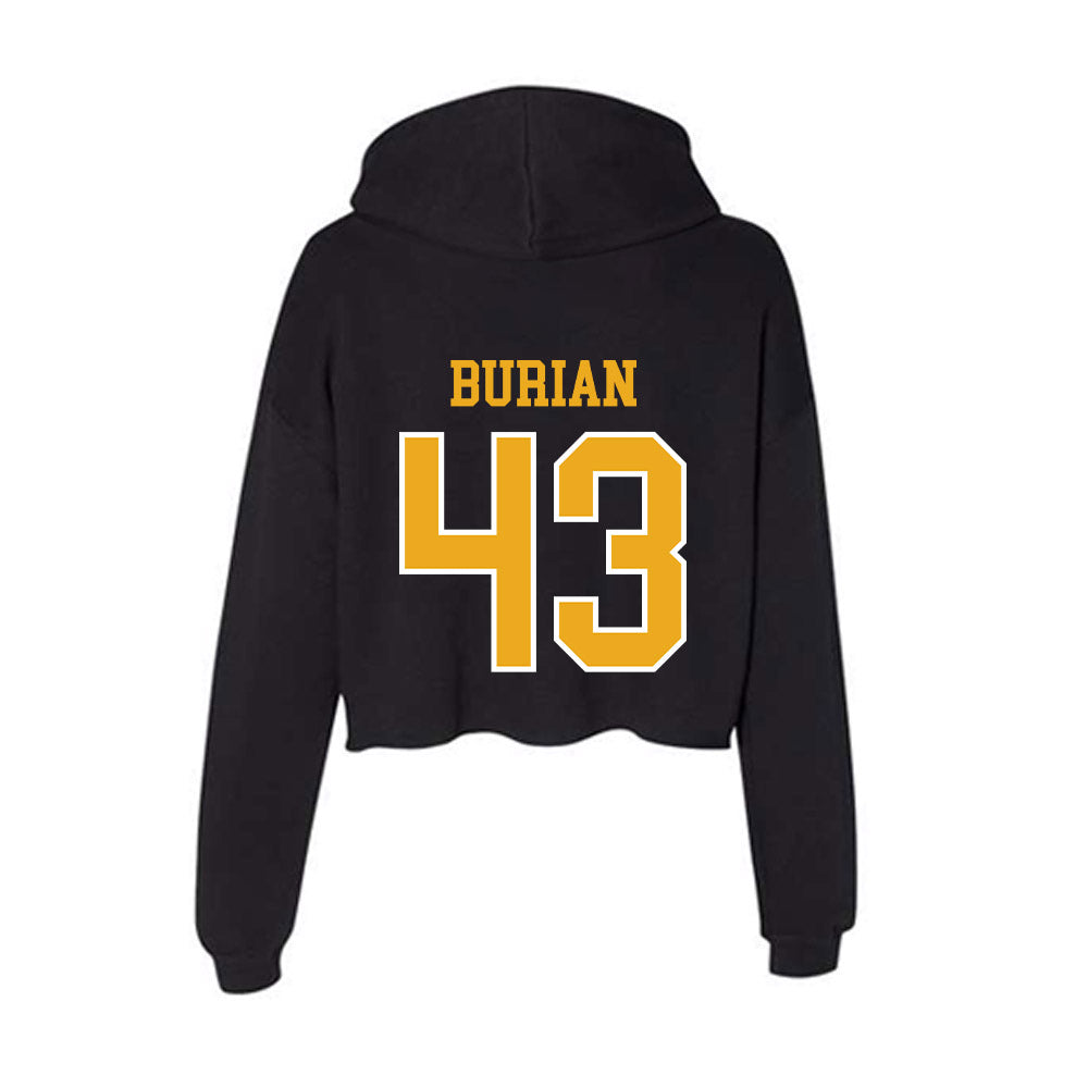 Canisius - NCAA Men's Lacrosse : Ashton Burian - Women's Crop Fleece Hoodie-1