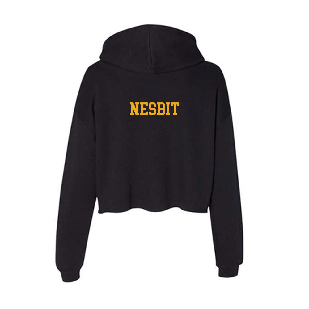 Canisius - NCAA Men's Cross Country : Jack Nesbit - Women's Crop Fleece Hoodie-1