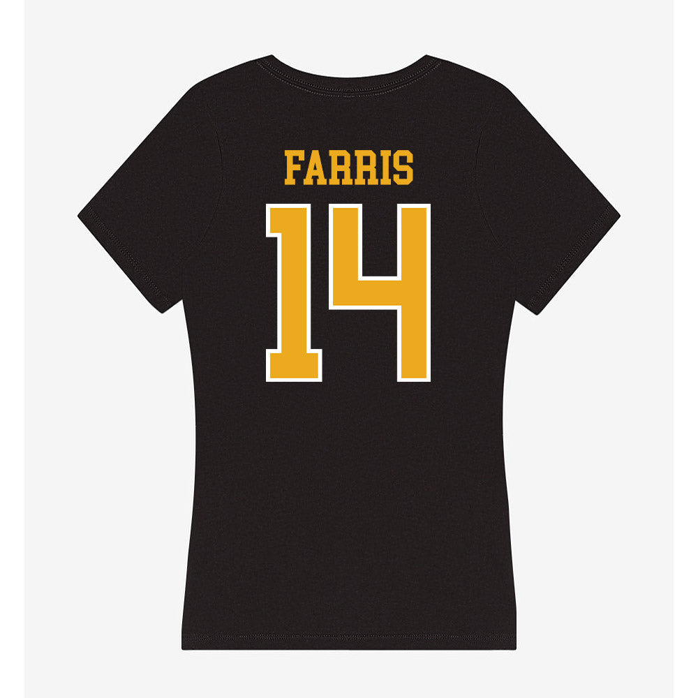Canisius - NCAA Softball : Gabi Farris - Women's V-Neck T-Shirt-1