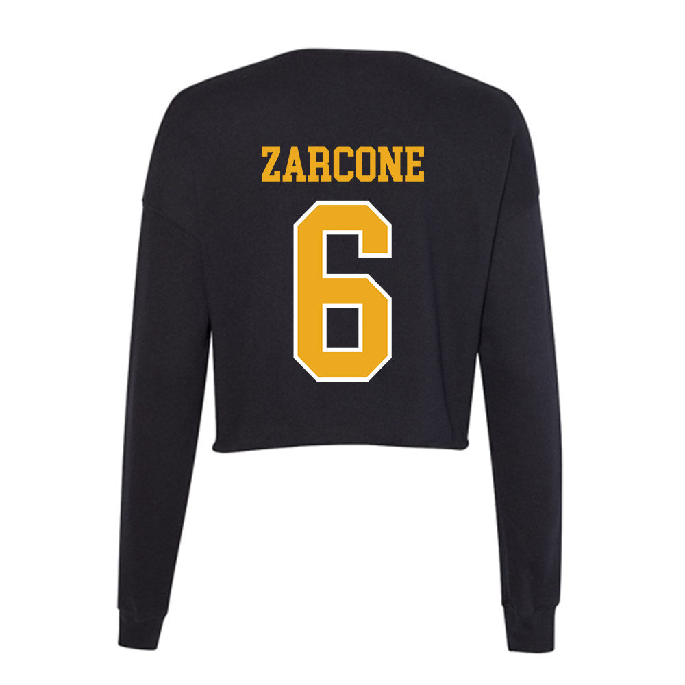 Canisius - NCAA Men's Soccer : AJ Zarcone - Women's Cropped Crew Fleece-1