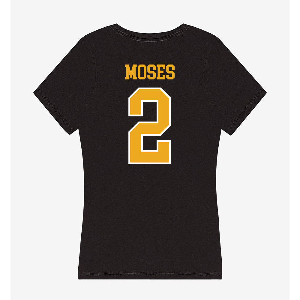 Canisius - NCAA Women's Basketball : Alex Moses - Women's V-Neck T-Shirt-1