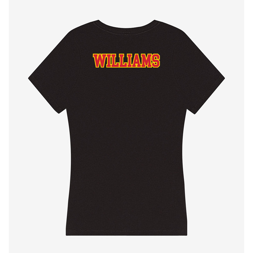 Pitt State - NCAA Men's Track & Field : Amar Williams - Women's V-Neck T-Shirt-1