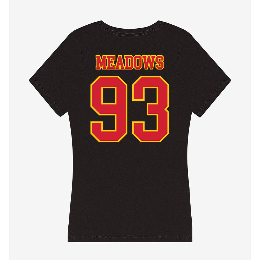 Pitt State - NCAA Football : Trevor Meadows - Women's V-Neck T-Shirt-1