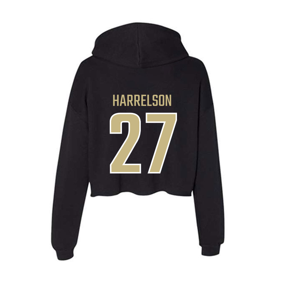 Jacksonville - NCAA Softball : Jacy Harrelson - Classic Shersey Women's Crop Fleece Hoodie-1