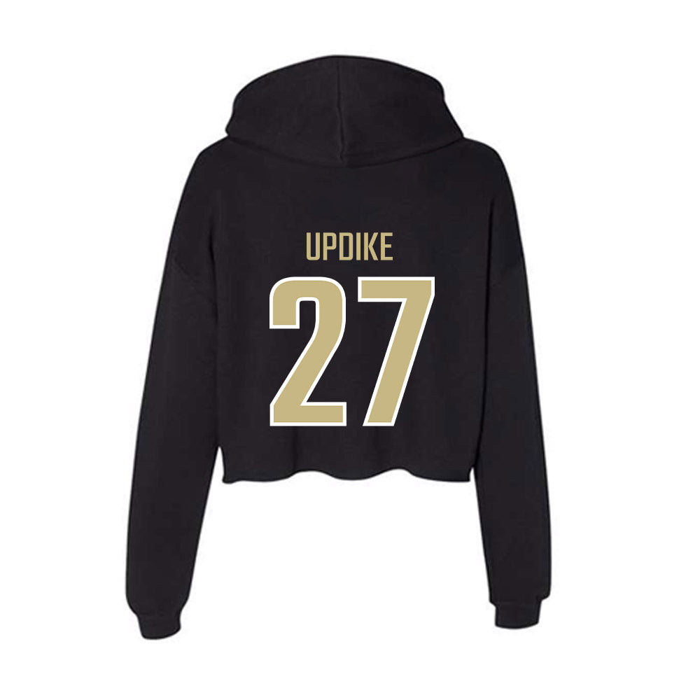 Jacksonville - NCAA Baseball : Scout Updike - Classic Shersey Women's Crop Fleece Hoodie-1