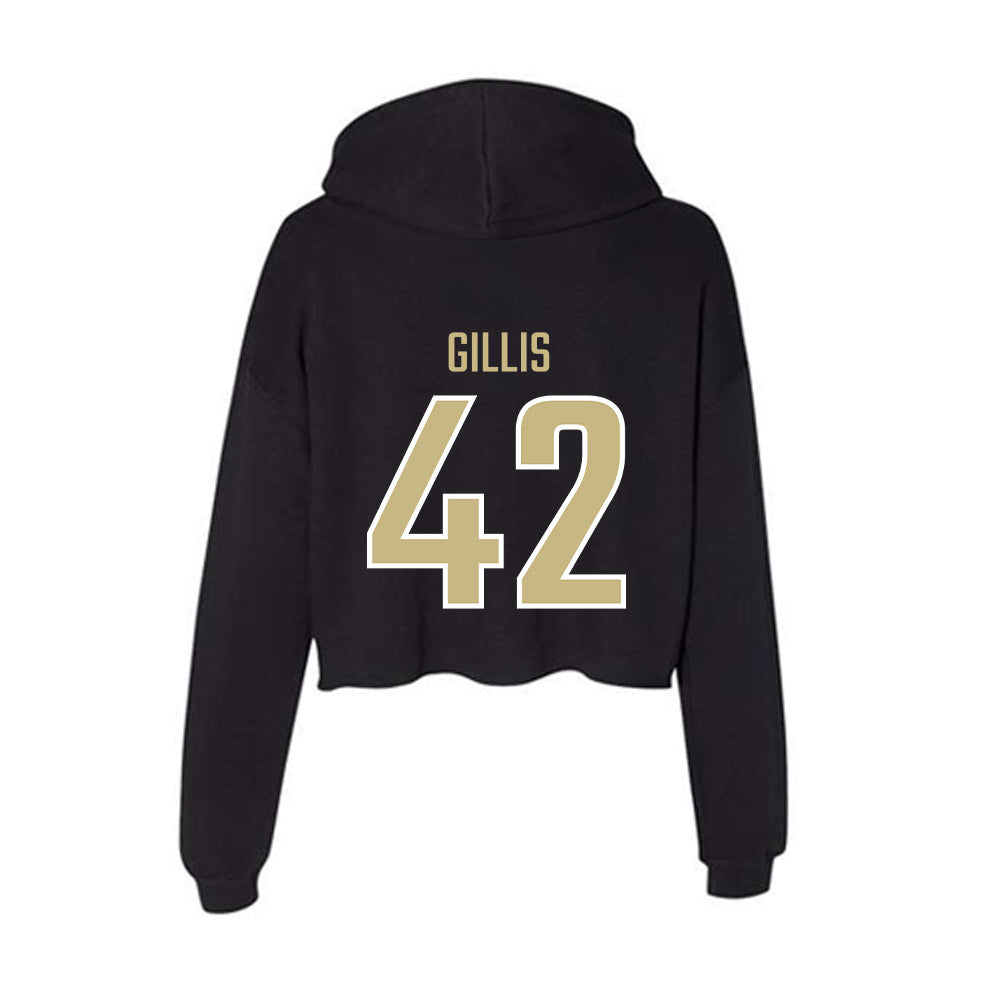Jacksonville - NCAA Women's Lacrosse : Micaela Gillis - Classic Shersey Women's Crop Fleece Hoodie-1