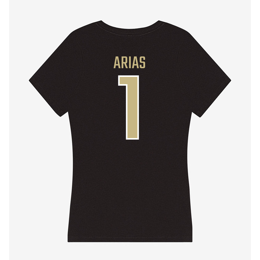 Jacksonville - NCAA Men's Basketball : Chris Arias - Classic Shersey Women's V-Neck T-Shirt-1