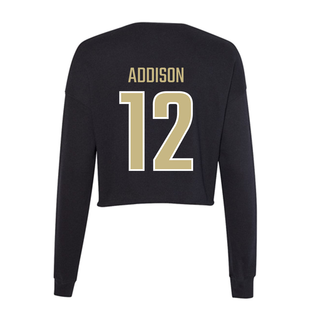 Jacksonville - NCAA Men's Lacrosse : Parker Addison - Classic Shersey Women's Cropped Crew Fleece-1