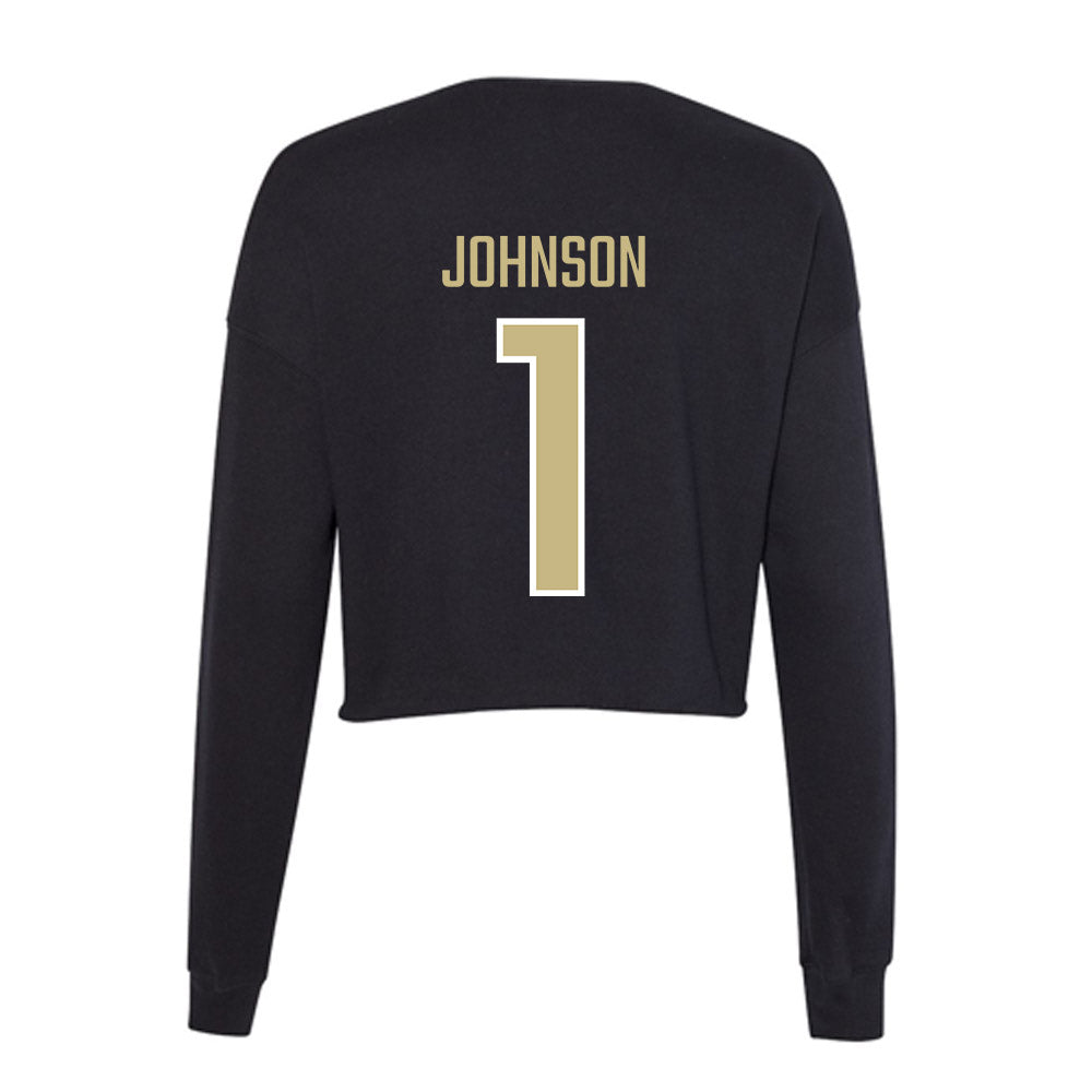Jacksonville - NCAA Women's Lacrosse : Olivia Johnson - Classic Shersey Women's Cropped Crew Fleece-1