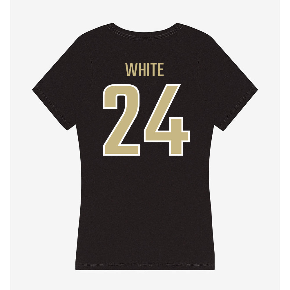 Jacksonville - NCAA Softball : Jordan White - Classic Shersey Women's V-Neck T-Shirt-1