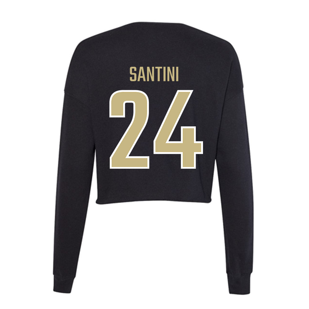 Jacksonville - NCAA Women's Lacrosse : Maddi Santini - Classic Shersey Women's Cropped Crew Fleece-1