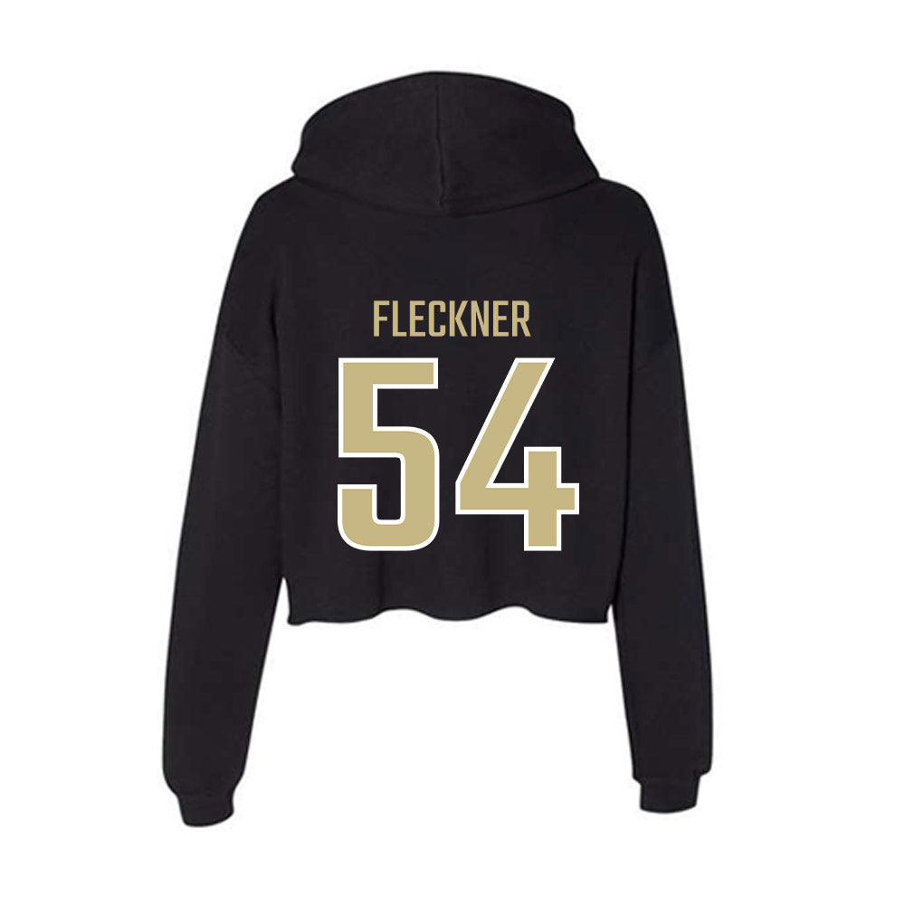 Jacksonville - NCAA Men's Lacrosse : Henry Fleckner - Classic Shersey Women's Crop Fleece Hoodie-1