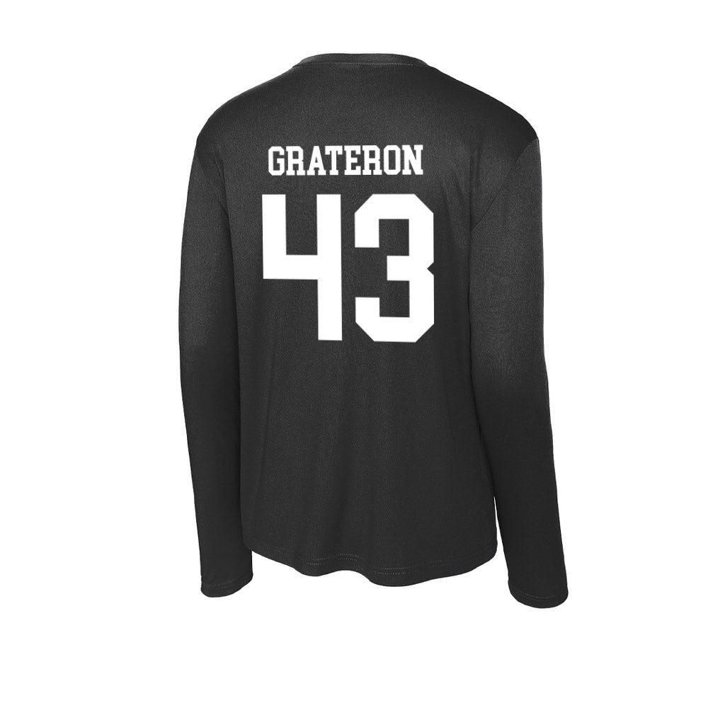 Utah State - NCAA Football : Diego Grateron - Activewear Long Sleeve T-Shirt-1