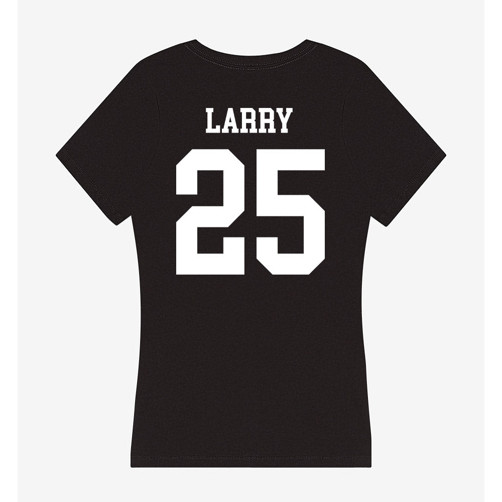 Utah State - NCAA Football : Ravian Larry - Women's V-Neck T-Shirt-1
