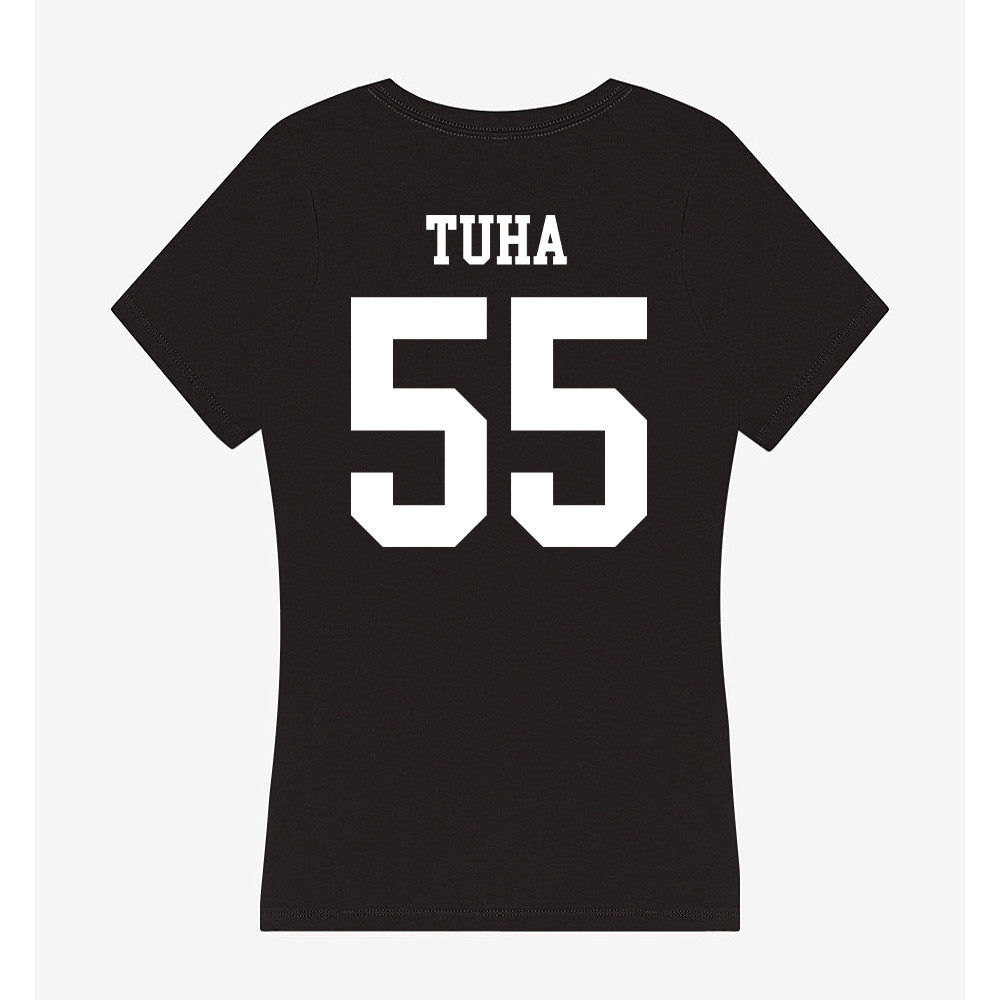 Utah State - NCAA Football : Tevita Tuha - Women's V-Neck T-Shirt-1