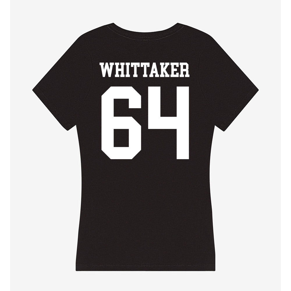 Utah State - NCAA Football : Caysen Whittaker - Women's V-Neck T-Shirt-1