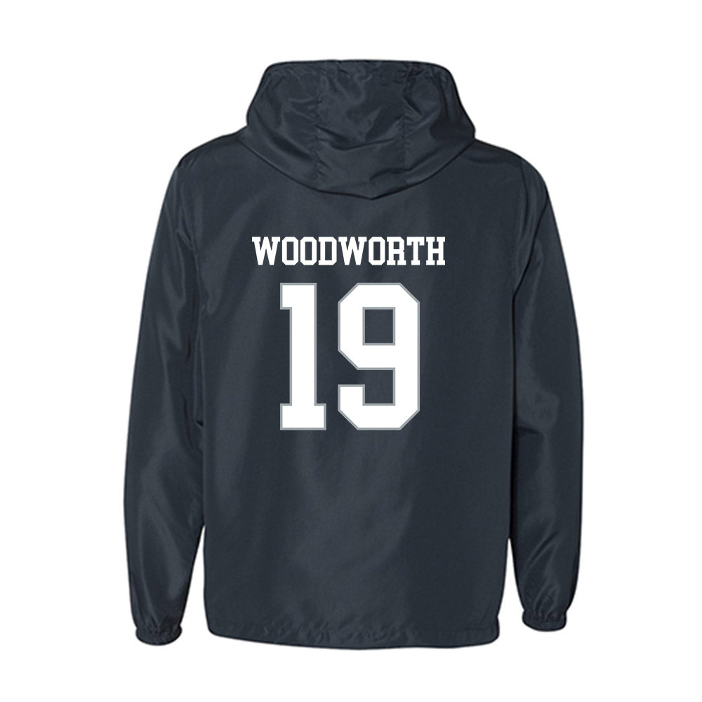 UConn - NCAA Women's Ice Hockey : Megan Woodworth - Windbreaker-1