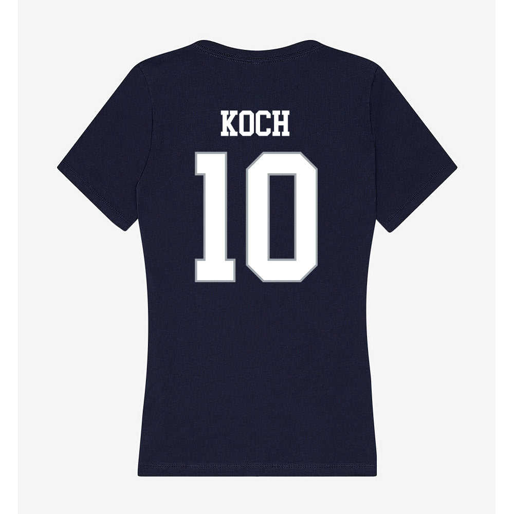 UConn - NCAA Football : Griffin Koch - Women's V-Neck T-Shirt-1