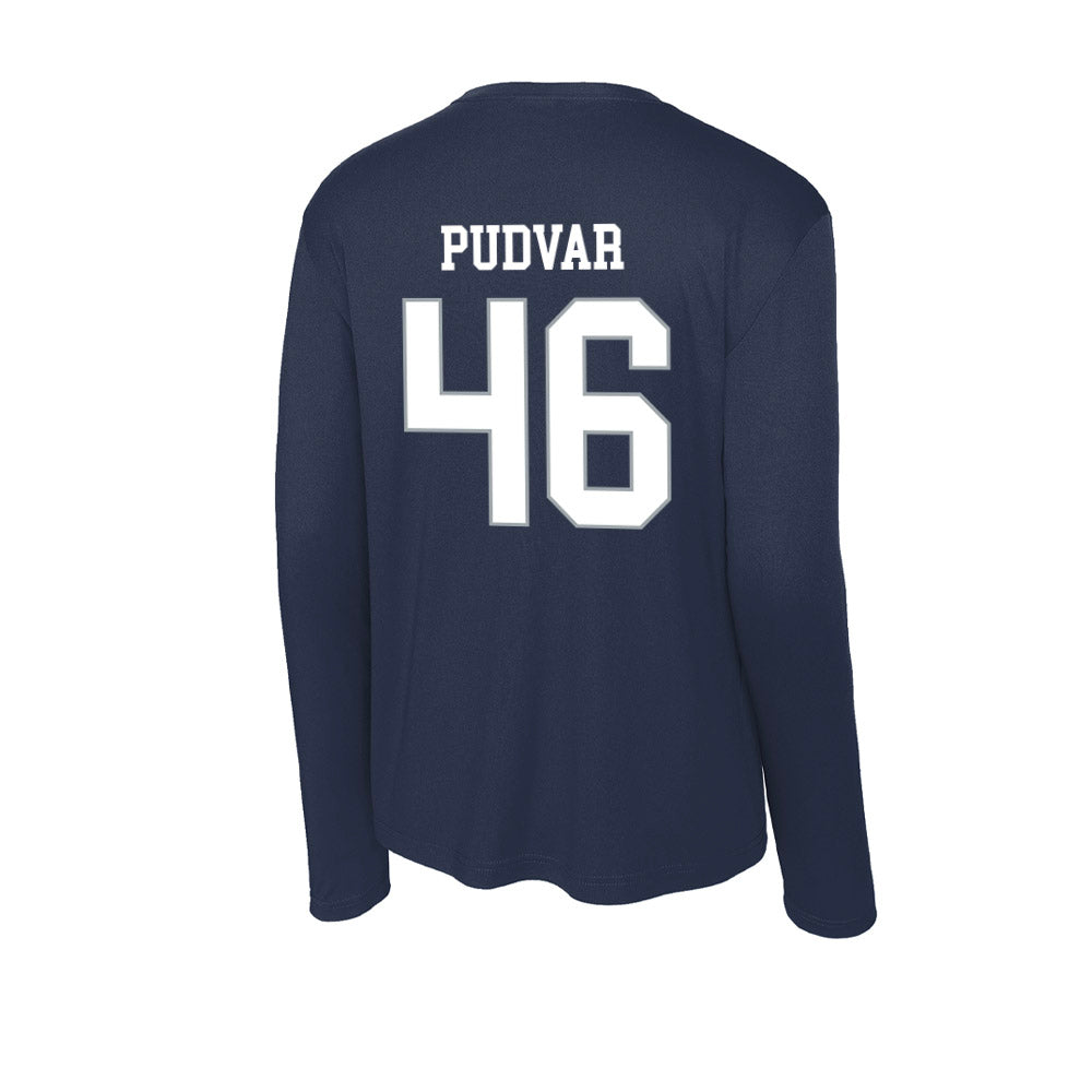 UConn - NCAA Baseball : Oliver Pudvar - Activewear Long Sleeve T-Shirt-1